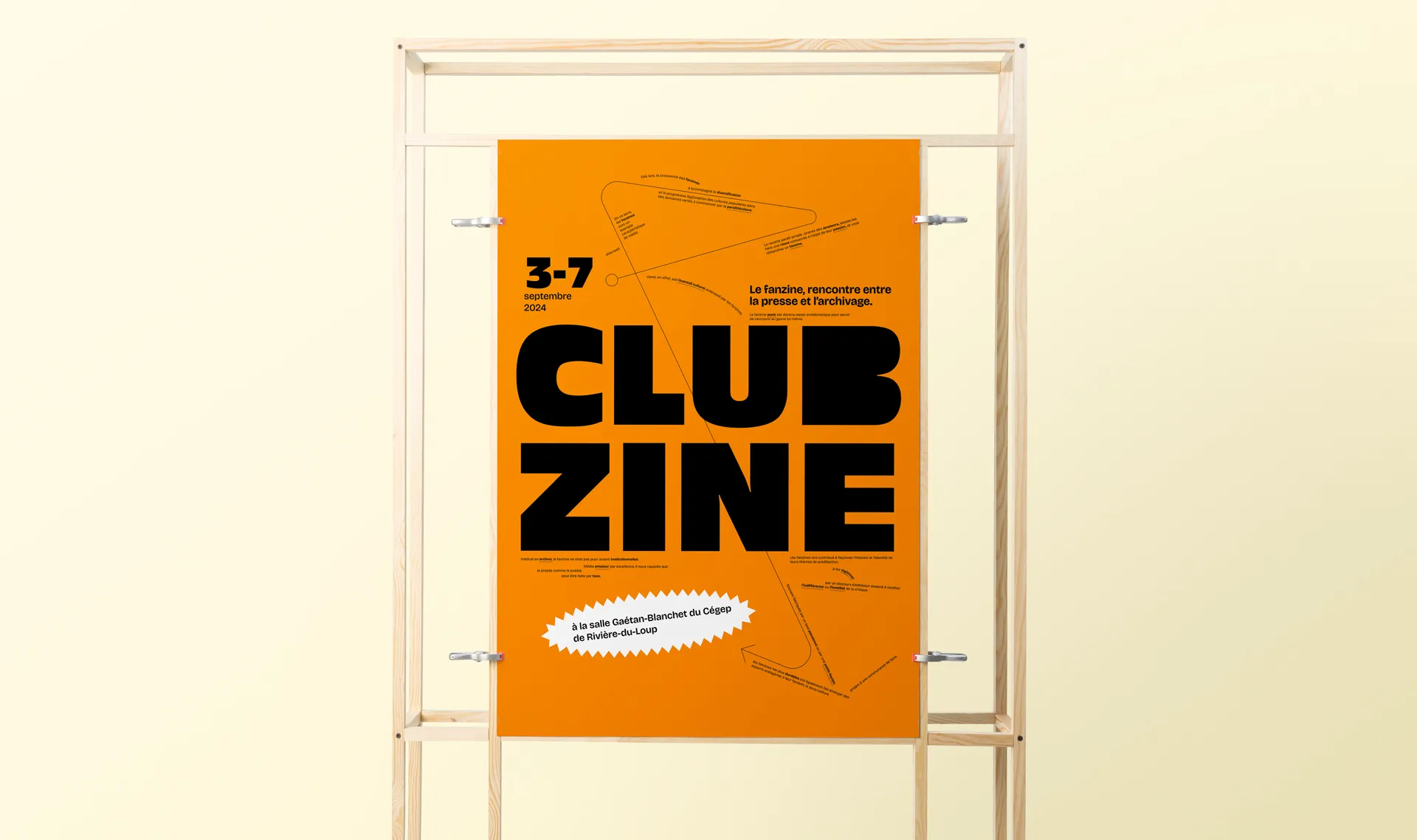 Club Zine - Affiche