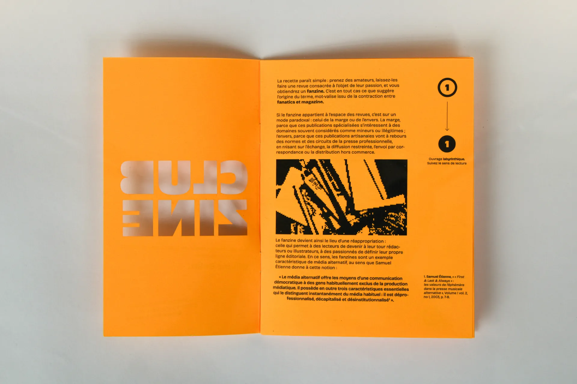 Club Zine - Fascicule